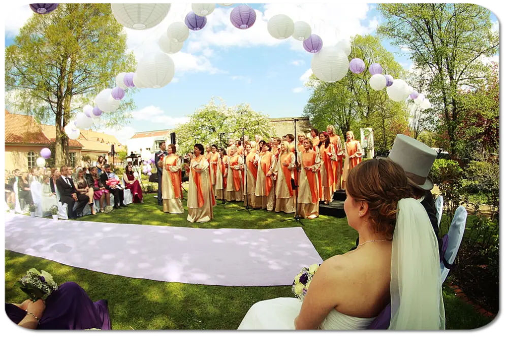 Trauung mit Gospelchor und Hochzeitsredner Volker Dymel Hochzeit mit Gospelchor