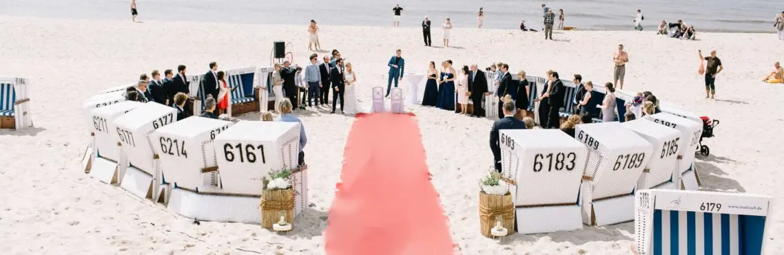 Hochzeit am Strand von St. Peter-Ording Hochzeits am Strand von St. Peter-Ording
